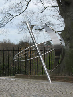 Greenwich Park - Meridian Courtyard - millennium sculpture