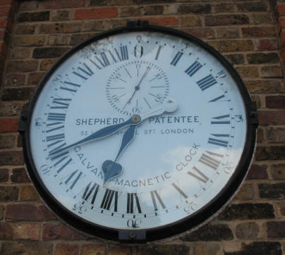 Greenwich Park - Royal Observatory Shepherd Gate Clock closeup