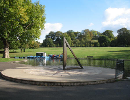 Greenwich Park - Meridian Sundial by boating pond
