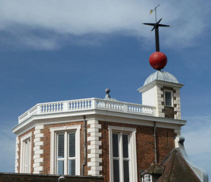 Greenwich Park - Flamsteed House and time ball