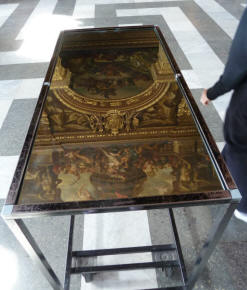 Greenwich - Old Royal Naval College - Painted Hall mirror trolley