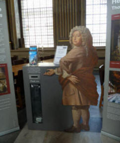 Greenwich - Old Royal Naval College - Painted Hall - donations box