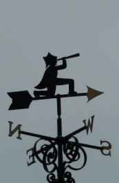 Greenwich Park - Pavilion Tea House - weathervane of Admiral Lord Nelson