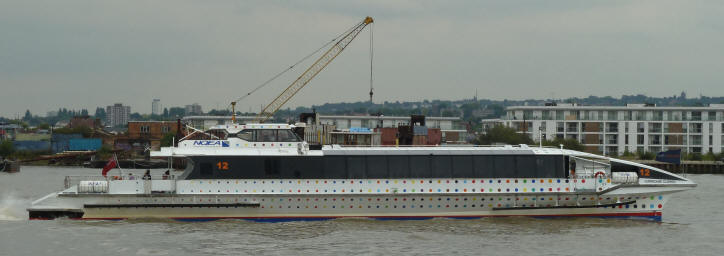 Greenwich - Thames Clipper catamaran