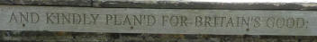 Greenwich Park - bench inscription 4