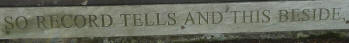Greenwich Park - bench inscription 5