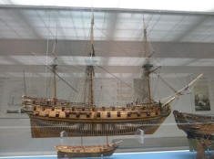 National Maritime Museum - model warship